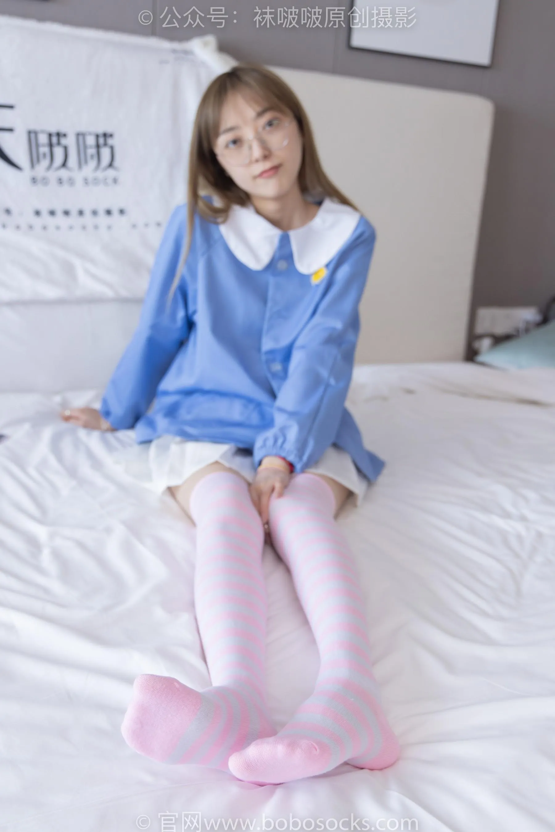 [BoBoSocks袜啵啵]NO.229 稚予-板鞋、皮鞋、两双大腿袜[23] [41P]插图1